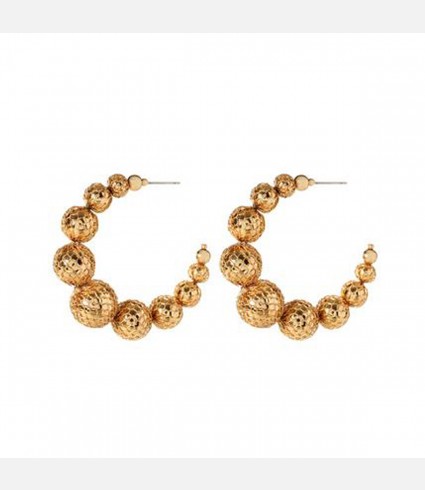 J. Lo Mesh Hoop Earrings