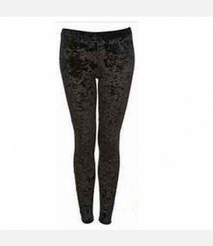 Black Velvet Legging