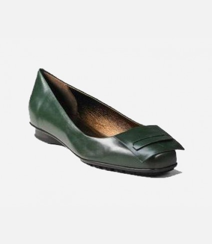 Calvin Klein Green Lucia Flats