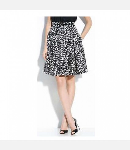 Lilith Silk A-line Skirt