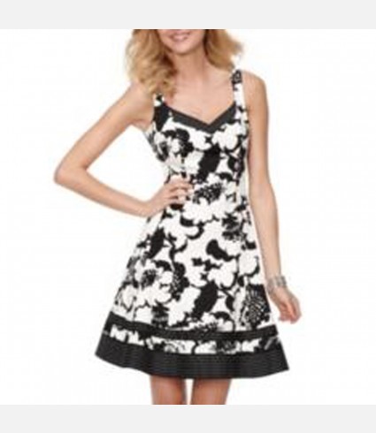 A-Line Floral Dress
