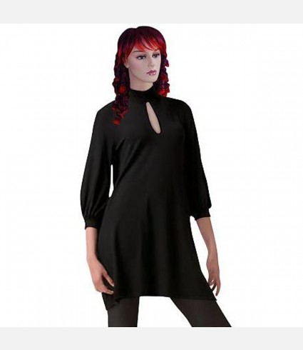 Keyhole Trapeze Dress