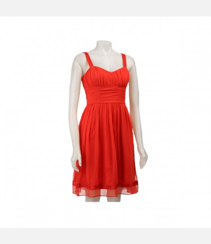 ASL Ruched Chiffon Dress