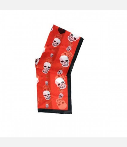 Skull and  Heart Scarf
