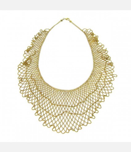 Ruffles Bib Necklace