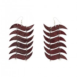 Leather Wave Earrings