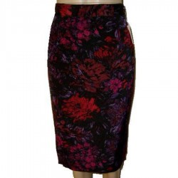 Bold floral print dress