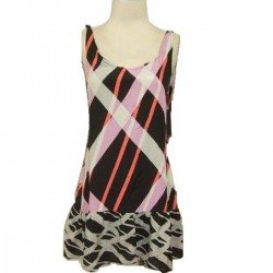  Abstract Print Dress