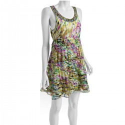 Rainbow Marbled Dress