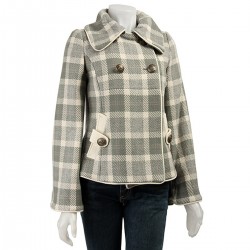 Wool Blend Trapeze Jacket
