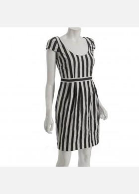 Black & White Sripe Dress