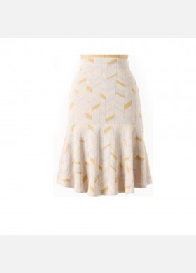 Moth's Inlaid Sweater Skirt