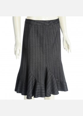 Atelier Herringbone Flounce Skirt