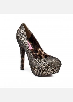 Dissko Black & Gold Pumps