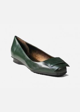 Calvin Klein Green Lucia Flats