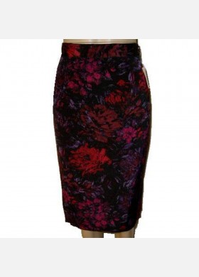 Bold floral print dress