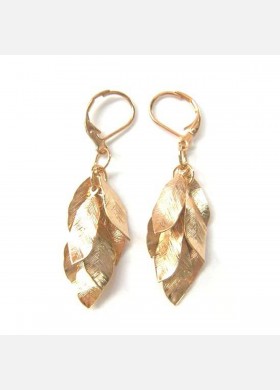 Golden Leaves Earrings