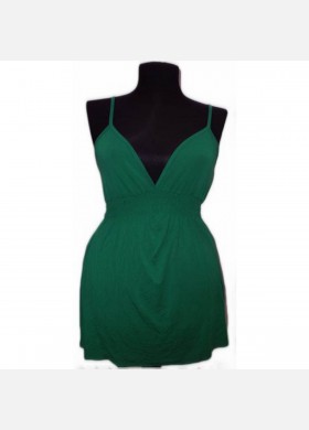 Spaghetti Strap Ruched Top