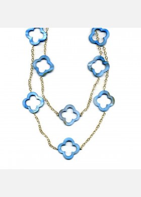 Turquoise Clover Necklace