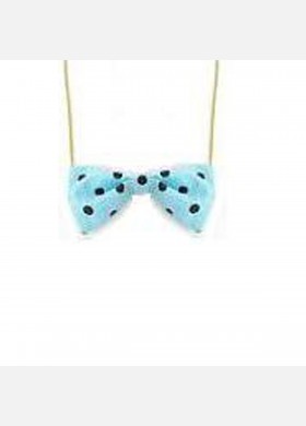 Blue Polka Dot Necklace