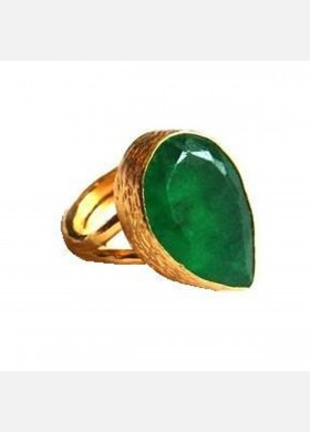 Jade Teardrop Ring